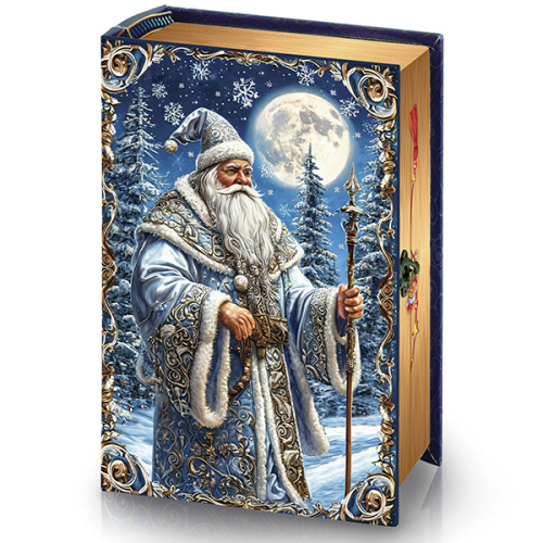 Книга малая Дед Мороз при луне, 600г