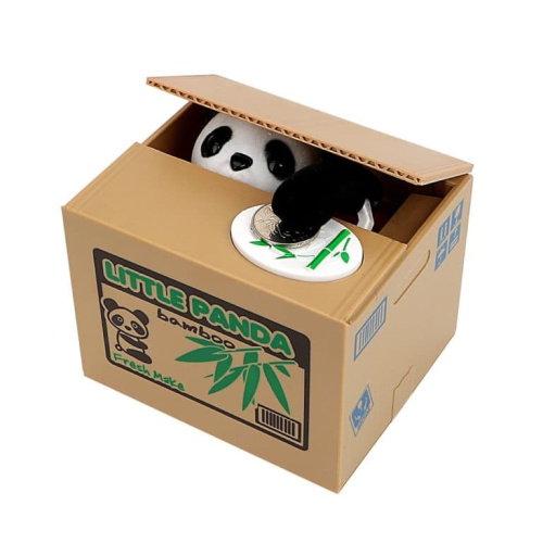 ИНТЕРАКТИВНАЯ КОПИЛКА MISCHIEF SAVING BOX LITTLE PANDA фото в интернет-магазине Glasker