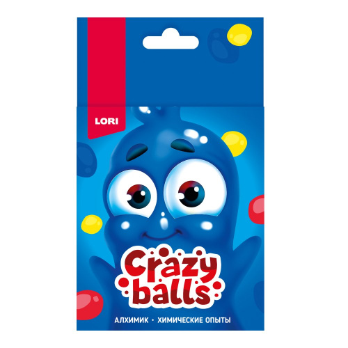 Химические опыты.Crazy Balls "Жёлтый, синий и красный шарики" фото в интернет-магазине Glasker