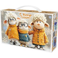 Коробка с пластиковой ручкой "На стиле", 500г
