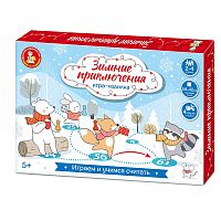 Игра-ходилка настольная "Зимние приключения"