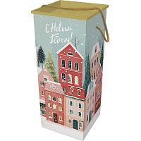 Коробка с металлизированной крышкой "Дар", 800г