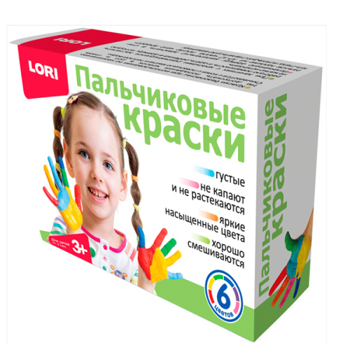 Пальчиковые краски. фото в интернет-магазине Glasker