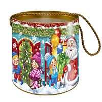 Домик Дед Мороз и дети , 400г