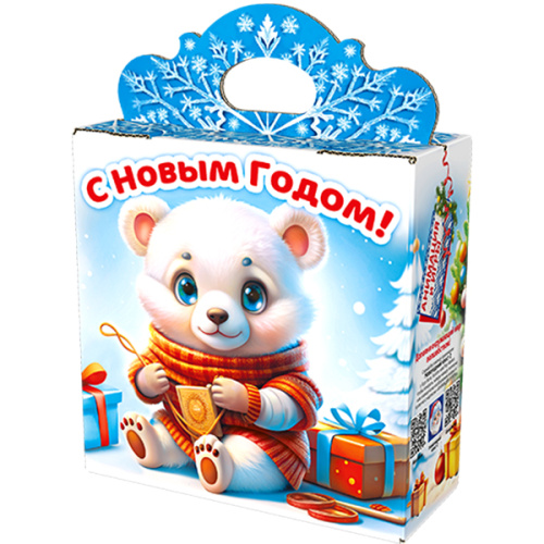 Коробка завиток "Пушистые друзья", 600г
