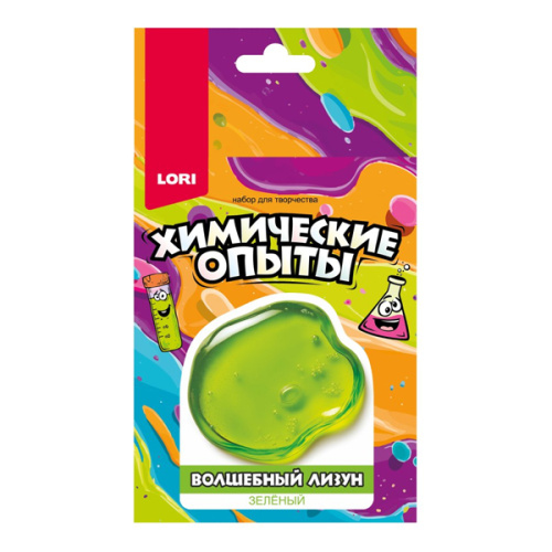 Химические опыты.Волшебный лизун "Зеленый" фото в интернет-магазине Glasker