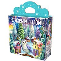 Коробка завиток "Чудесные домики", 600г